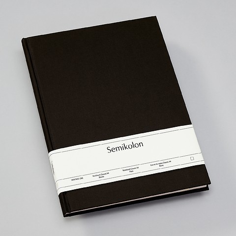 Notizbuch Classic (A4), black, Blanko