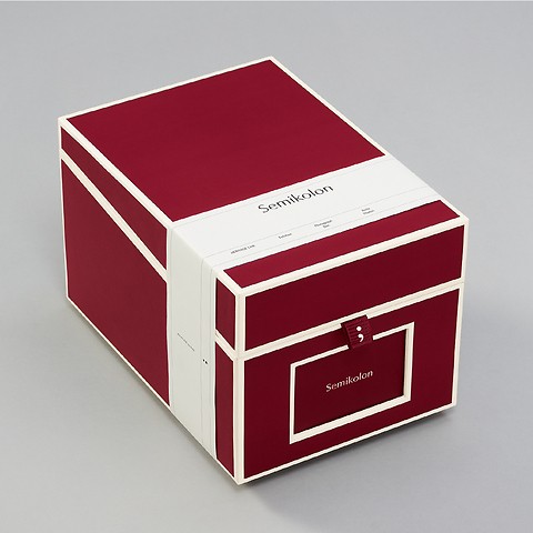 Fotobox, burgundy