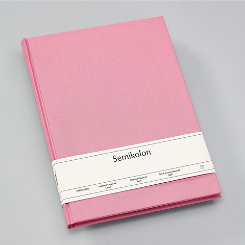 Notizbuch Classic (A4), flamingo, Liniert