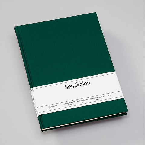 Notizbuch Classic mit Buchleinenbezug Forest B5 Blanko