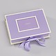 Kleine Fotobox mit Einschubfenster, lilac silk